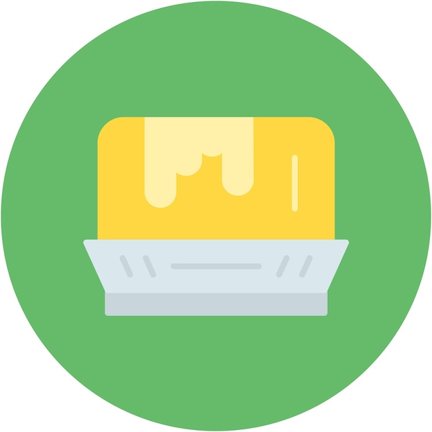 Estilo de ilustración vectorial de la mantequilla