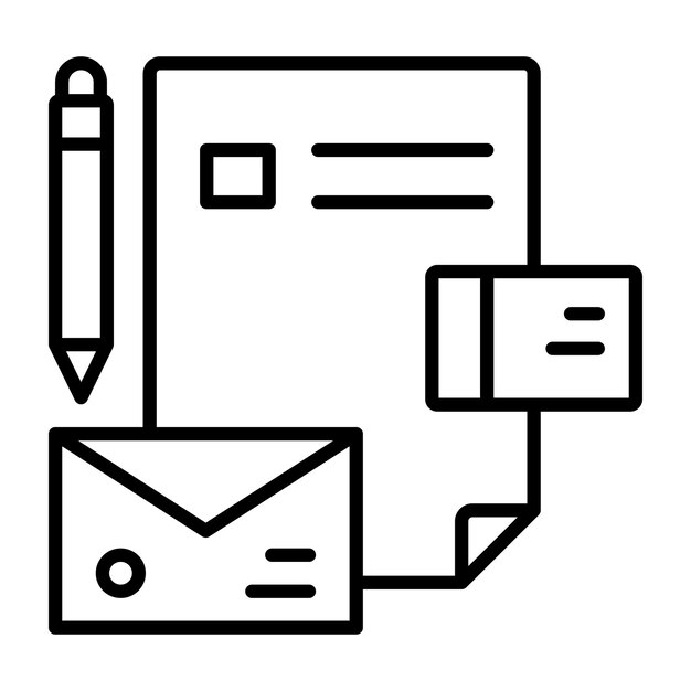 Estilo de la ilustración vectorial de la marca