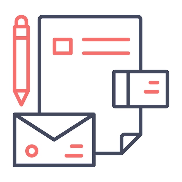 Estilo de la ilustración vectorial de la marca