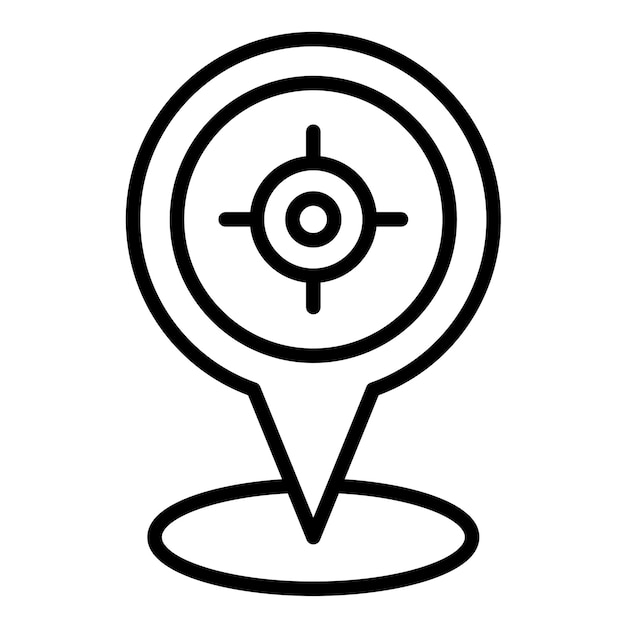 Estilo de la ilustración vectorial del marcador