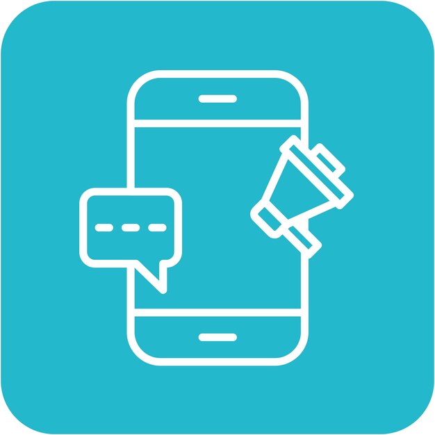 Estilo de ilustración vectorial de marketing de mensajes de texto