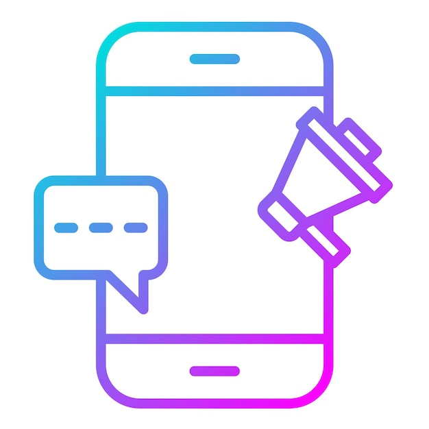 Estilo de ilustración vectorial de marketing de mensajes de texto