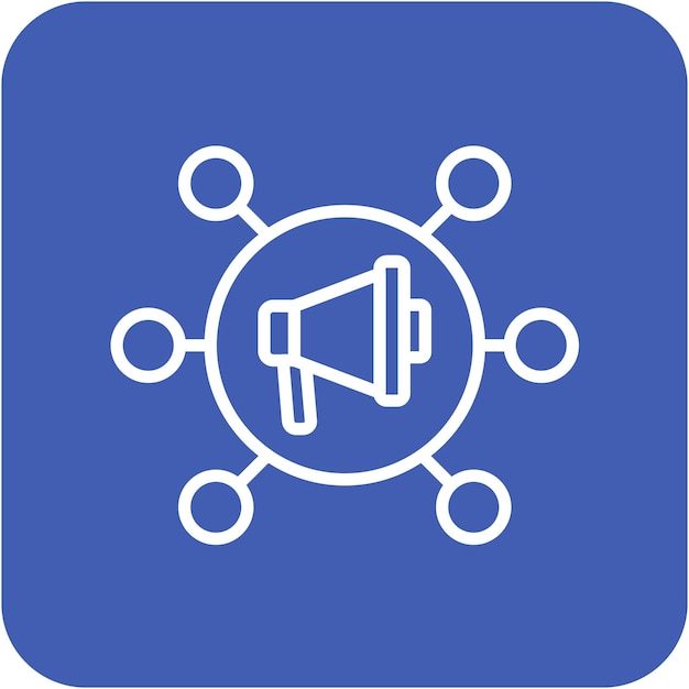 Estilo de ilustración vectorial de marketing
