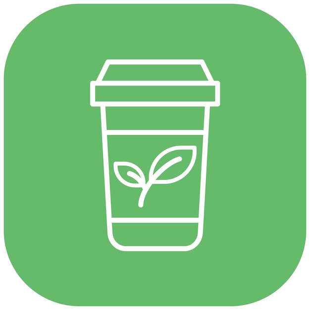 Estilo de ilustración vectorial de Matcha