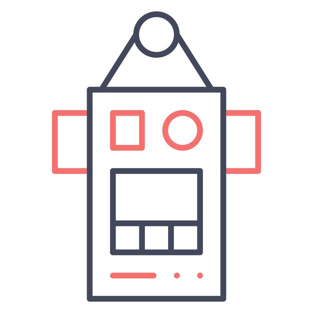 Estilo de ilustración vectorial del medidor de la cámara