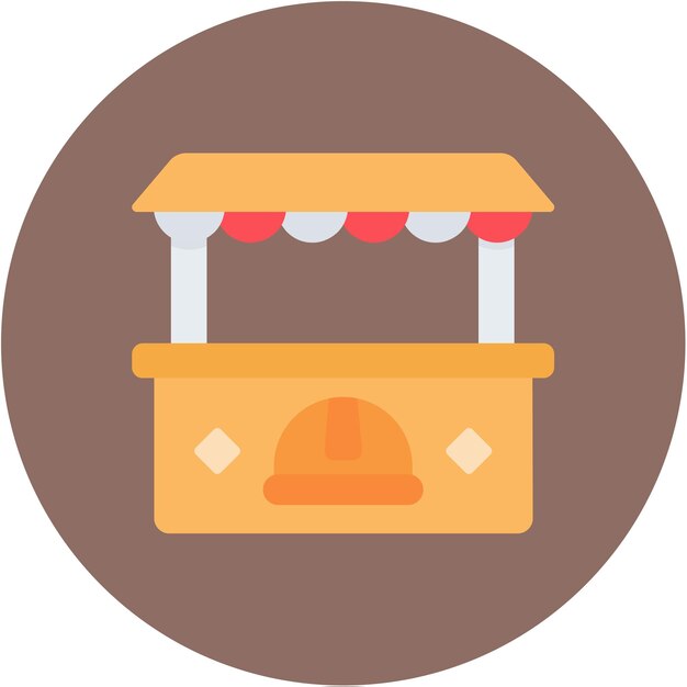 Estilo de ilustración vectorial del mercado de trabajo