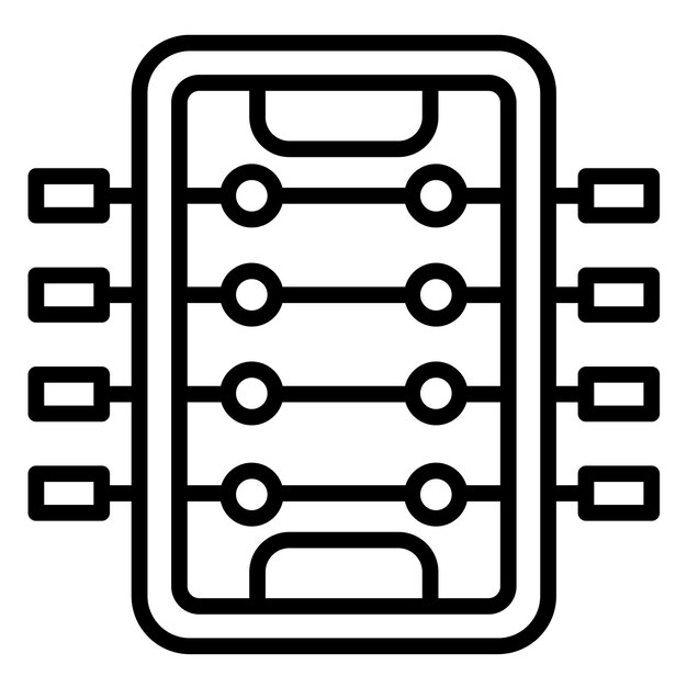 Estilo de ilustración vectorial de la mesa de fútbol