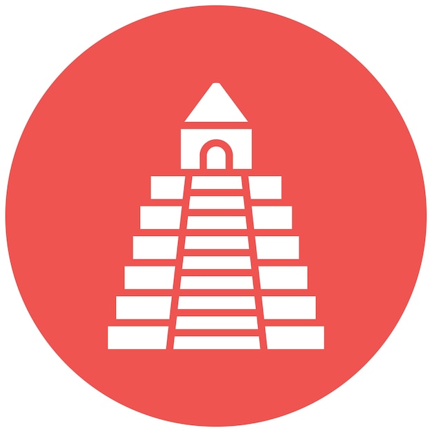 Estilo de ilustración vectorial mesoamericano