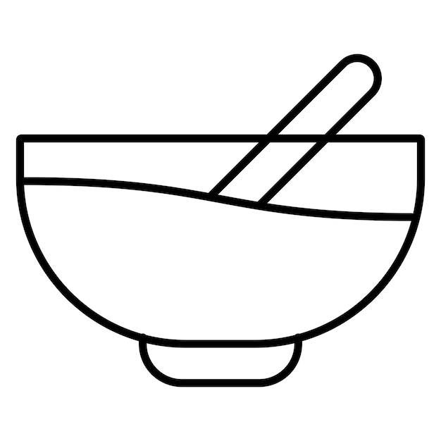 Estilo de ilustración vectorial de mezcla de ingredientes