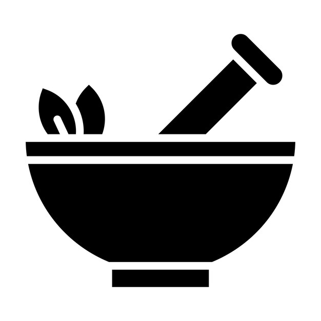 Estilo de ilustración vectorial de mortero