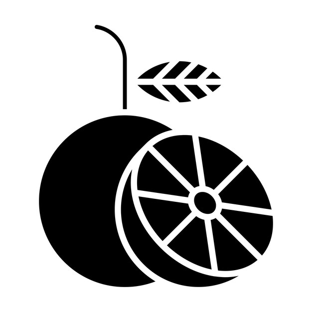 Estilo de ilustración vectorial naranja
