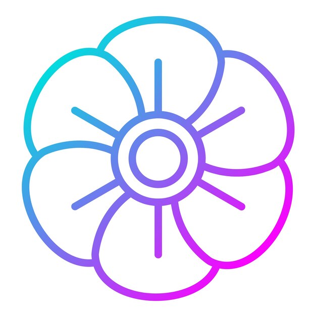 Estilo de ilustración vectorial de Nasturtium