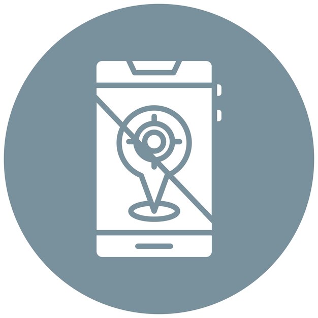 Estilo de ilustración vectorial no fijado por GPS