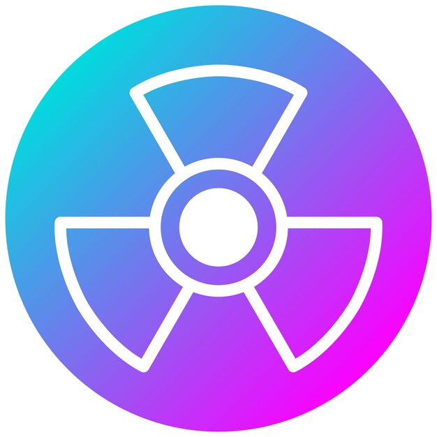 Estilo de ilustración vectorial nuclear