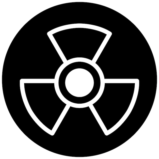 Estilo de ilustración vectorial nuclear