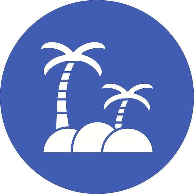 Estilo de ilustración vectorial de Oasis