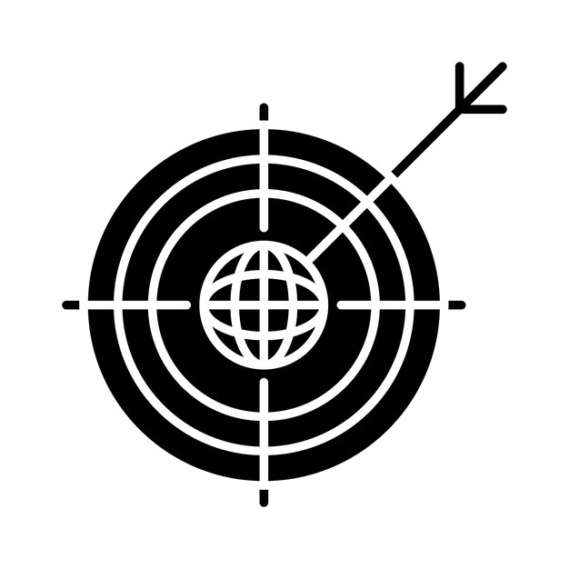 Estilo de ilustración vectorial objetivo global
