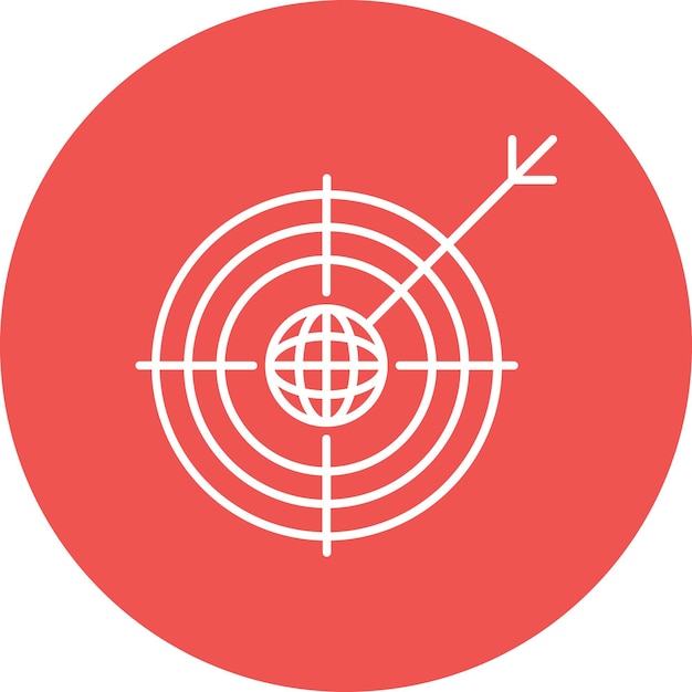 Estilo de ilustración vectorial objetivo global