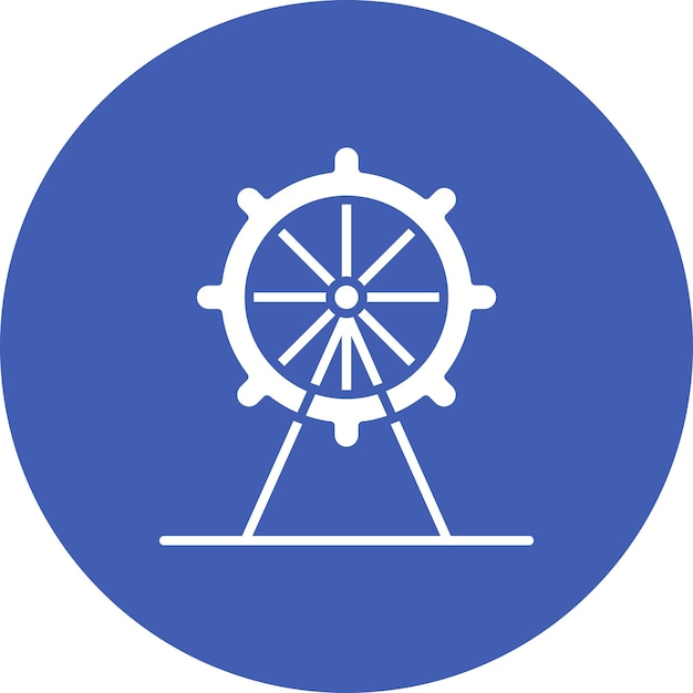 Estilo de ilustración vectorial del ojo de Londres
