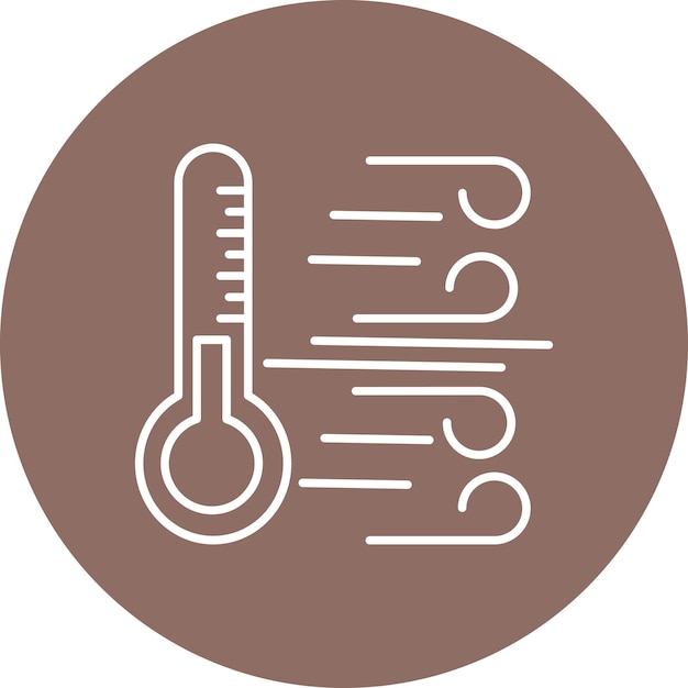 Estilo de ilustración vectorial de ondas frías