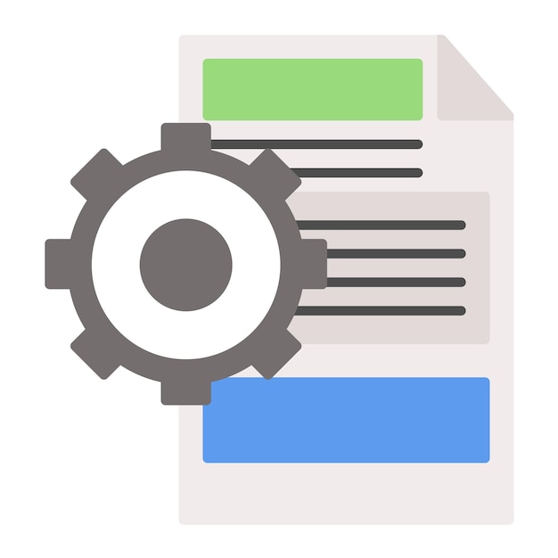 Estilo de ilustración vectorial de optimización de la página
