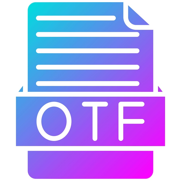 Estilo de ilustración vectorial OTF