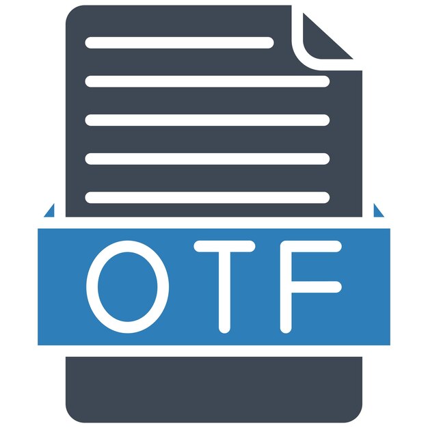 Estilo de ilustración vectorial OTF