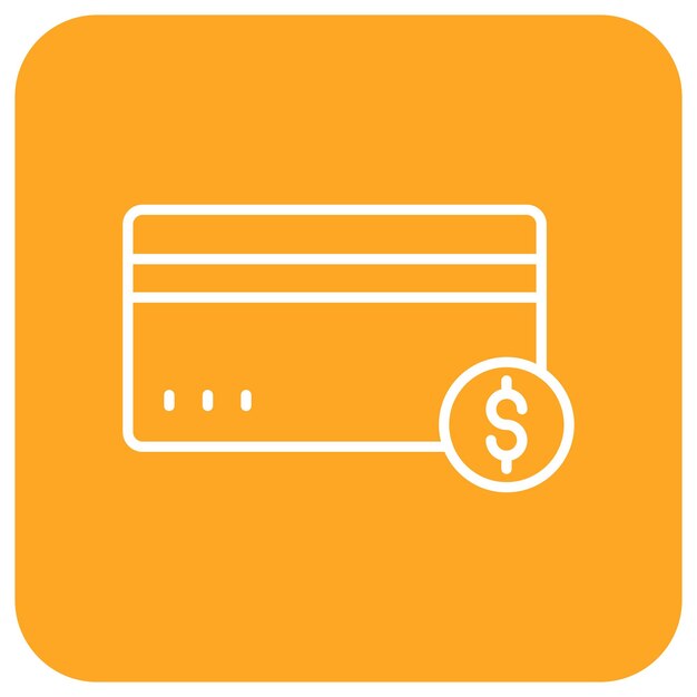 Estilo de la ilustración vectorial de pago