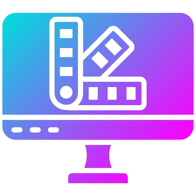 Estilo de ilustración vectorial de paleta de colores
