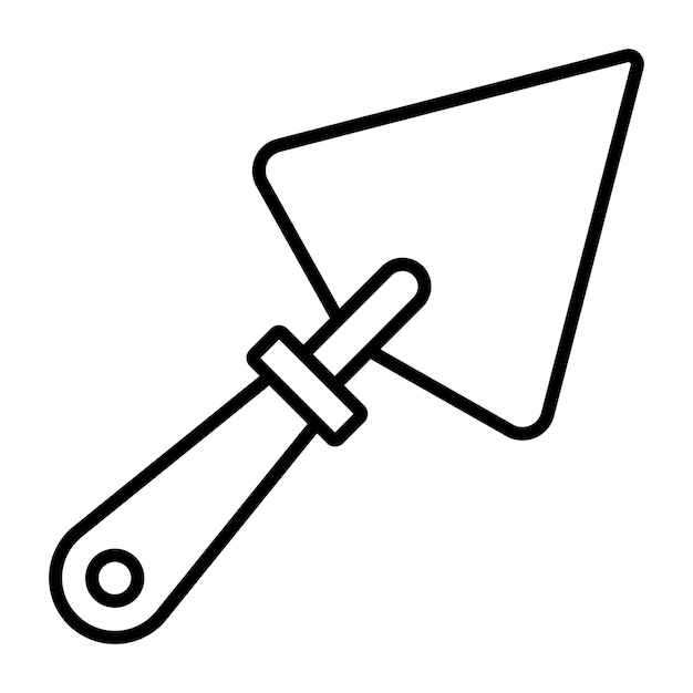 Estilo de la ilustración vectorial de la paleta de yeso