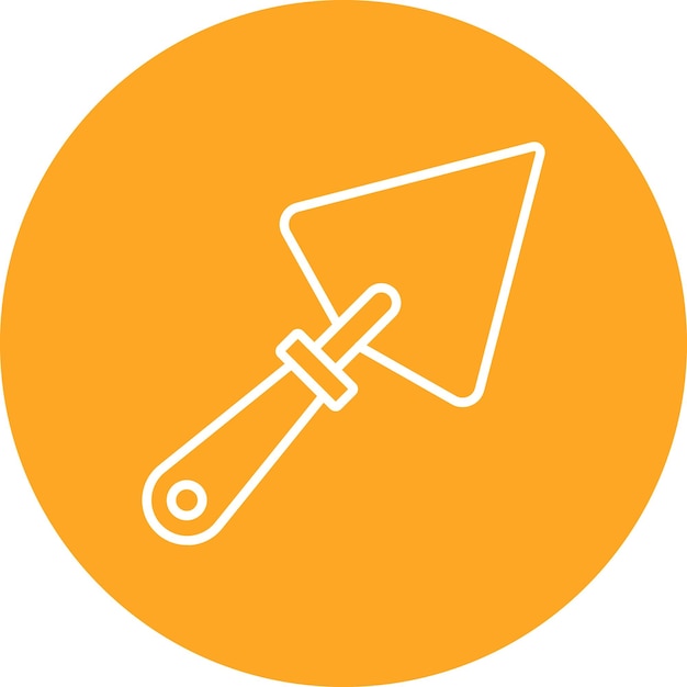 Estilo de la ilustración vectorial de la paleta de yeso