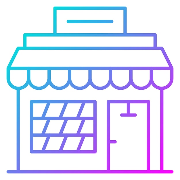 Estilo de ilustración vectorial de la panadería