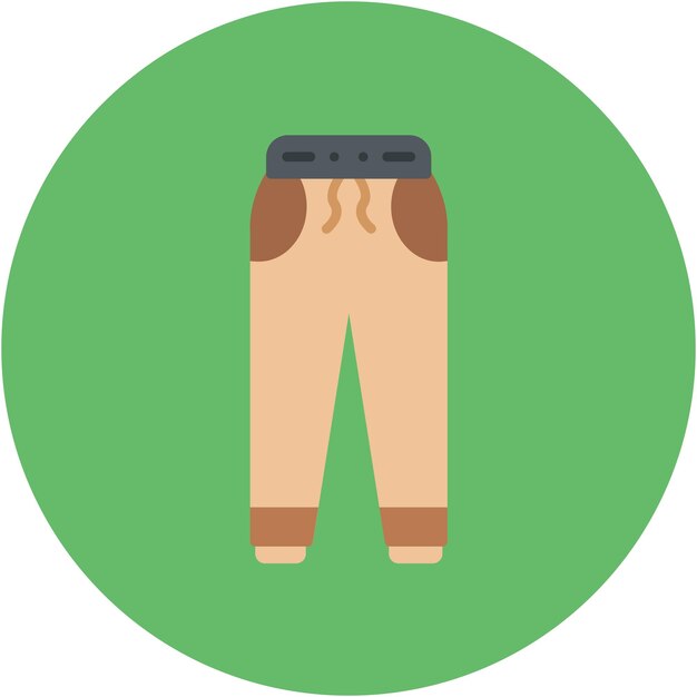 Vector estilo de ilustración vectorial de pantalones