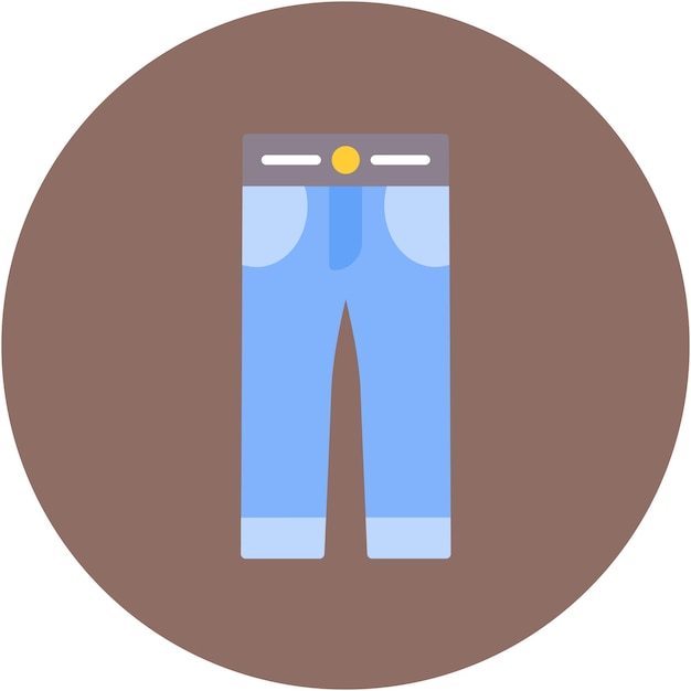 Estilo de ilustración vectorial de pantalones