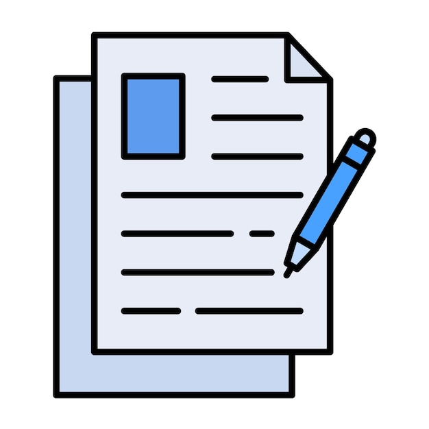 Estilo de ilustración vectorial del papel