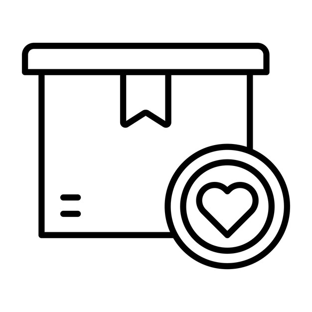 Estilo de ilustración vectorial del paquete