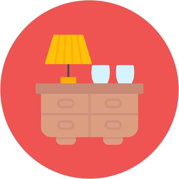 Estilo de ilustración vectorial de la parada nocturna