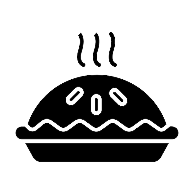 Estilo de ilustración vectorial del pastel