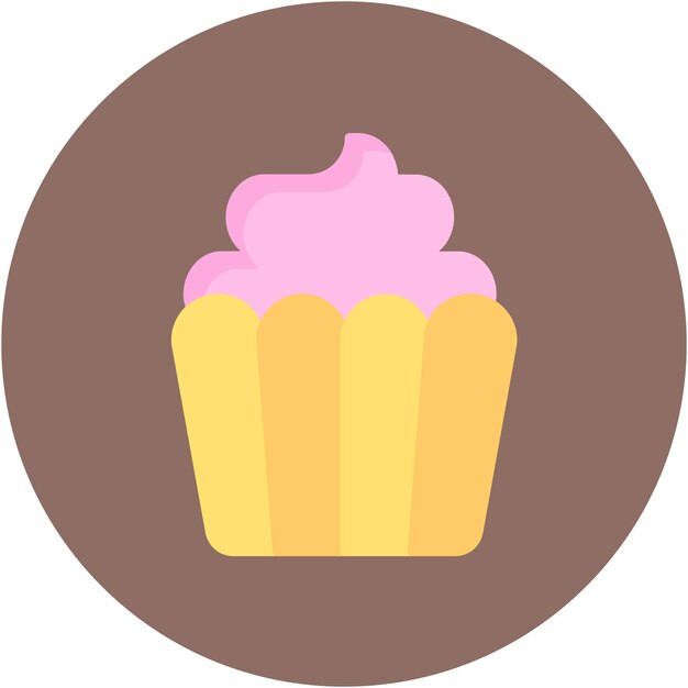 Estilo de ilustración vectorial del pastel