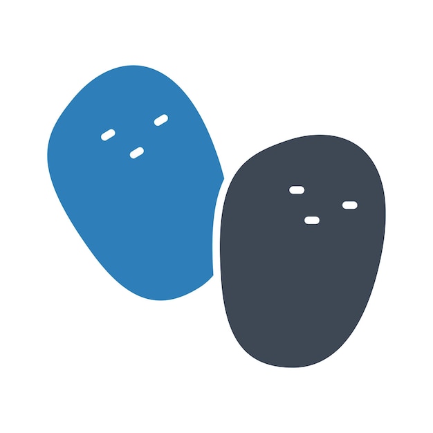 Estilo de ilustración vectorial de la patata