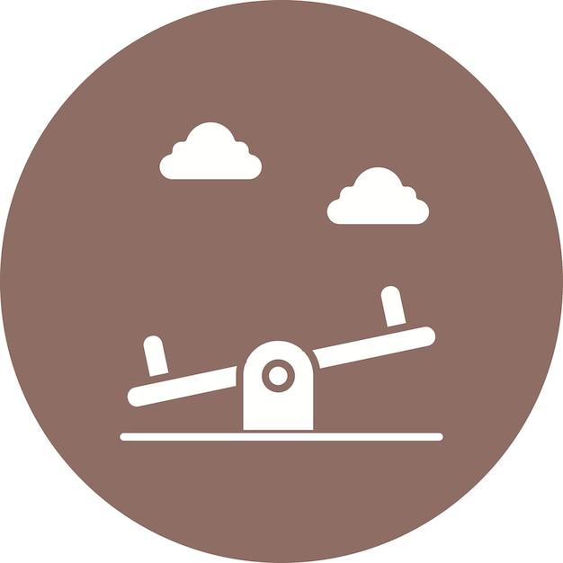 Estilo de ilustración vectorial del patio de recreo