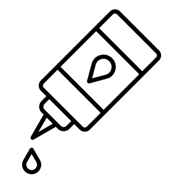 Estilo de ilustración vectorial de pegamento