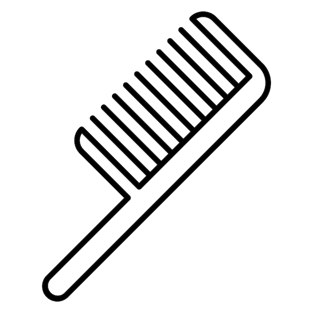 Estilo de la ilustración vectorial de peine