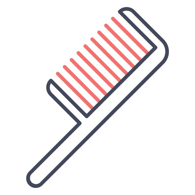 Estilo de la ilustración vectorial de peine