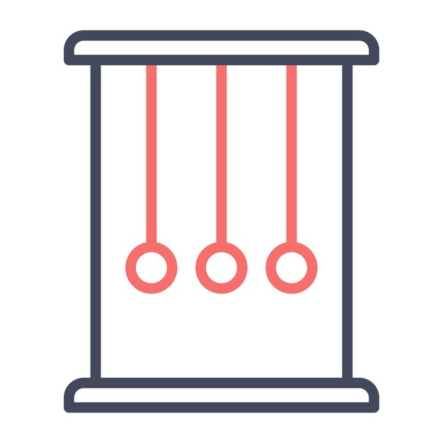 Estilo de ilustración vectorial del péndulo