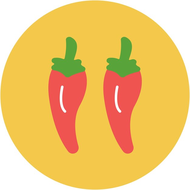 Estilo de ilustración vectorial de Pepper