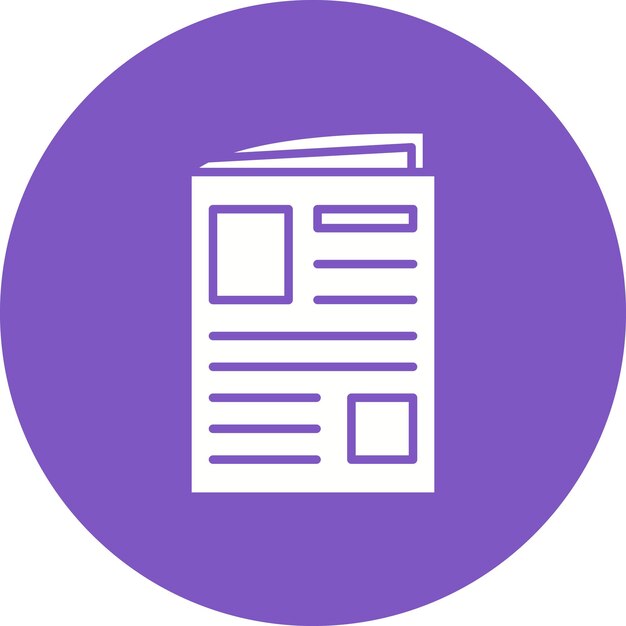 Estilo de ilustración vectorial de periódico