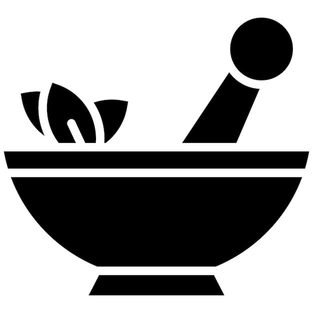 Estilo de ilustración vectorial de Pestle