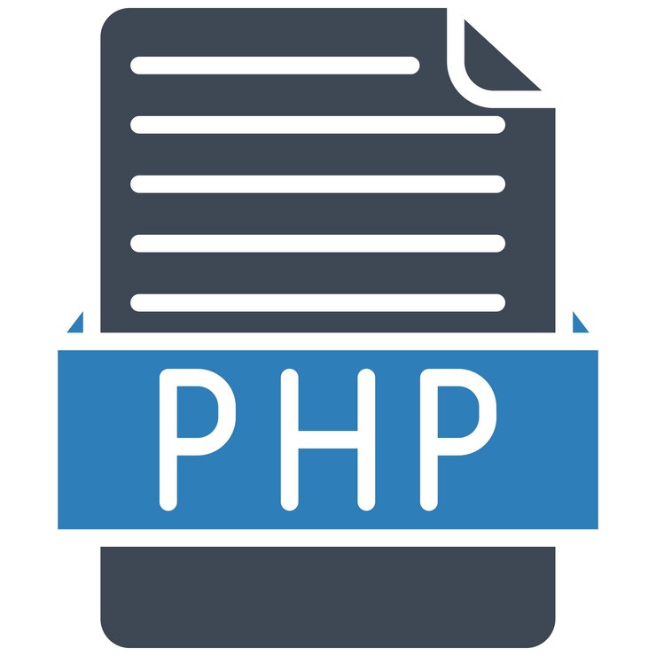 Vector estilo de ilustración vectorial de php