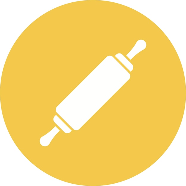 Estilo de la ilustración vectorial del pin rodante